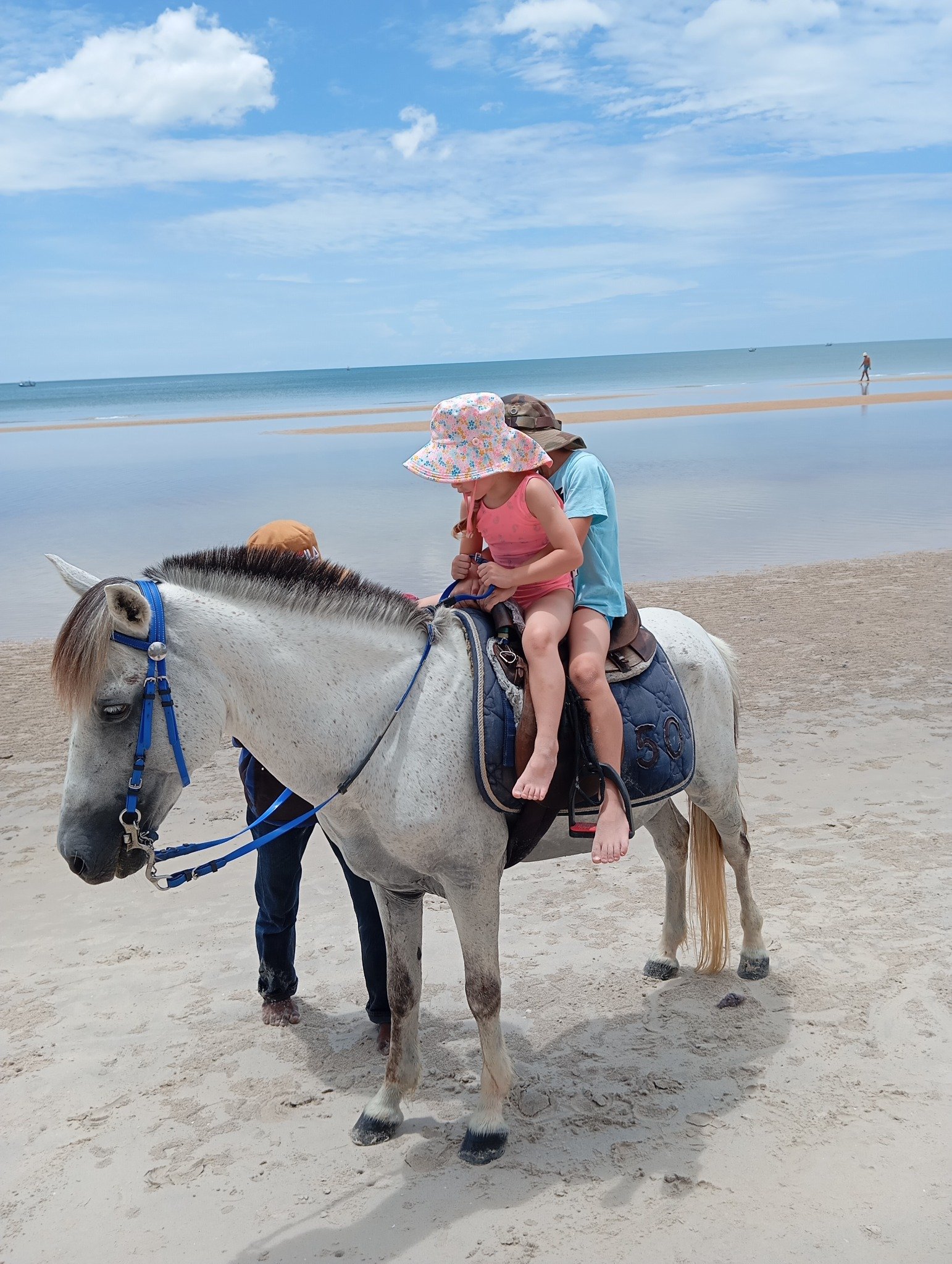 Plage de Hua Hin avec des enfants