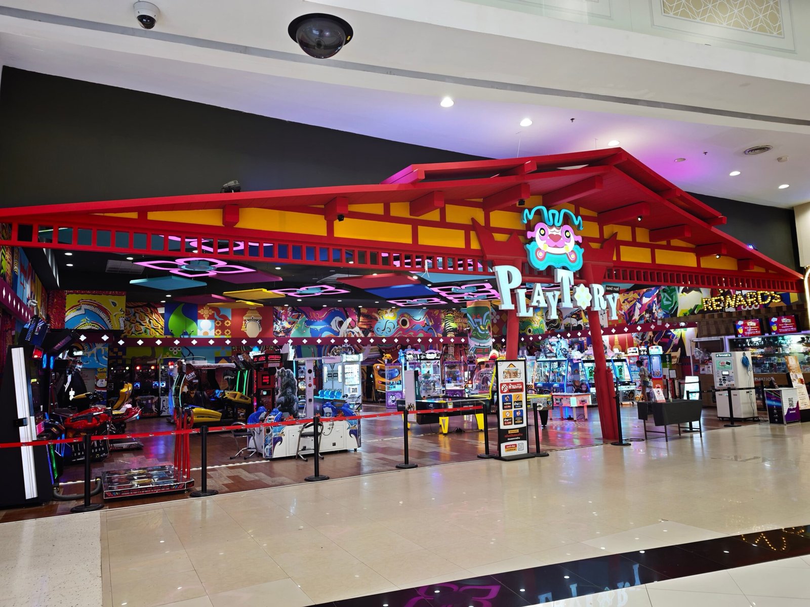 Jeux d’arcade de Playtory à Hua Hin