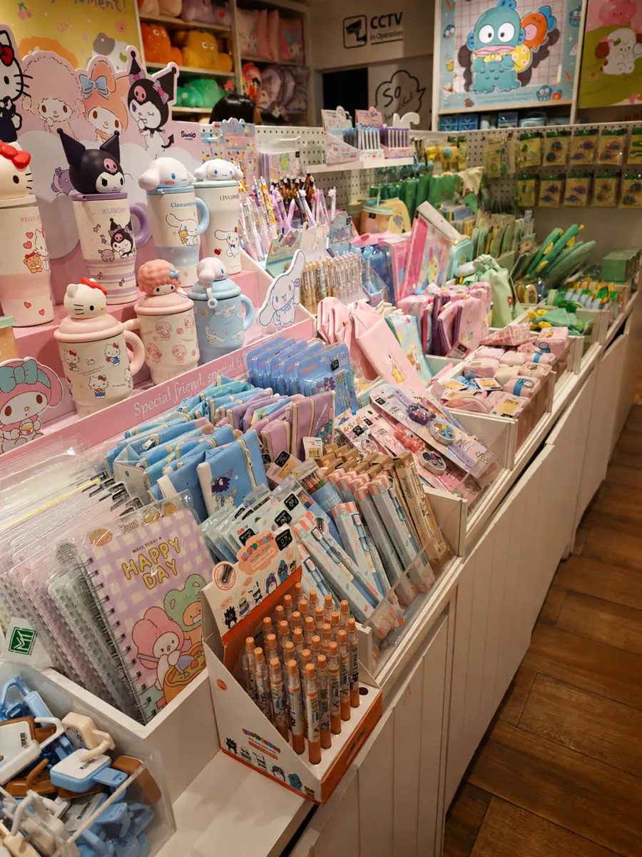 Papeterie et accessoires dans le magasin Moshi Moshi à Market Village Hua Hin